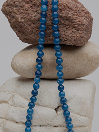 שרשרת אבן טבעית כחול
