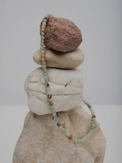 שרשרת אבן טבעית משולב