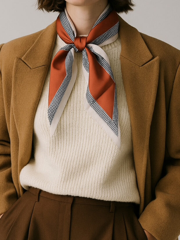 מטפחת עניבה משולב